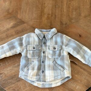 GAP Cream Sherpa-Lined Toddler Jacket